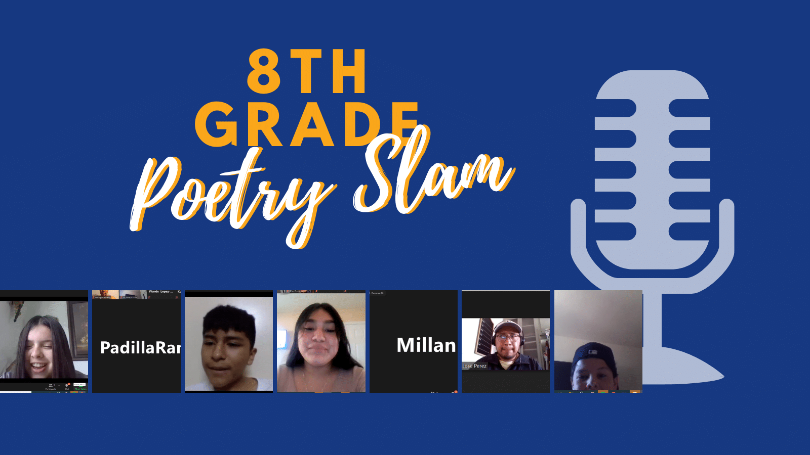 8th Grade Poetry Slam - Reality Changers